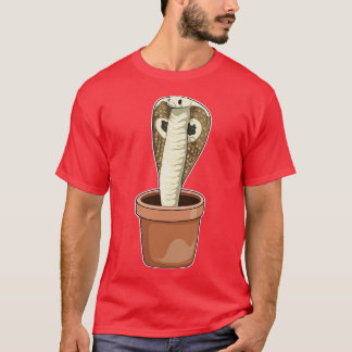 T-shirt Pot Plante serpent
