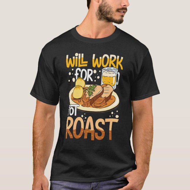 T-shirt Pot Roast Recette Lente Cuisine Viande De Boeuf Se (Devant)