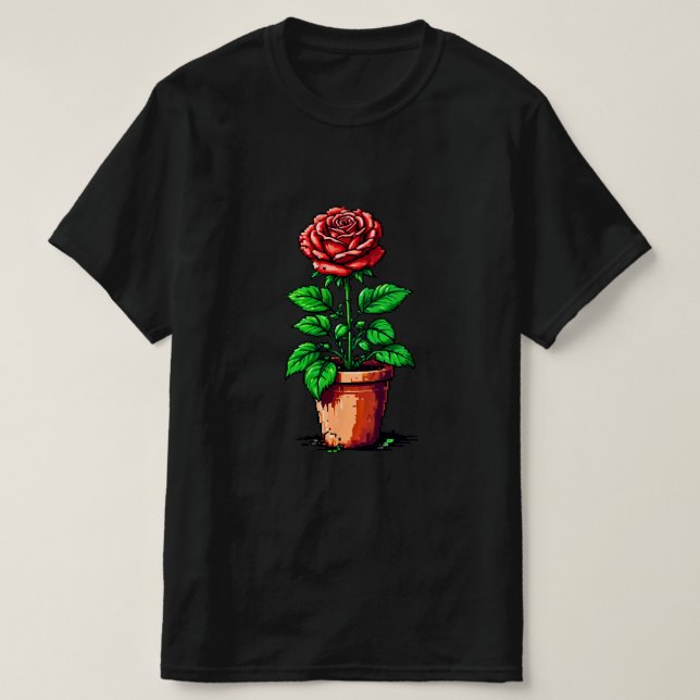 T-shirt Pot Rosebush (Design devant)
