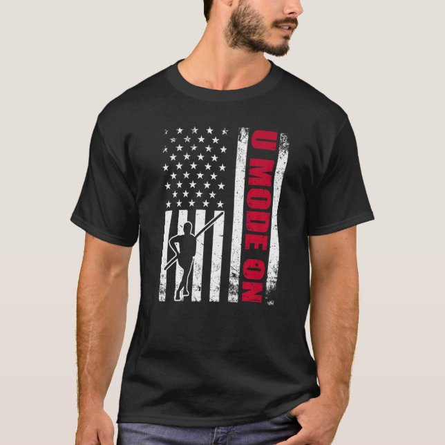 T-shirt Pot Vault Athlete Pole Jump Pun Jumper Vaulter 1 (Devant)
