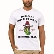 T-shirt potable d'équipe de Cinco De Mayo