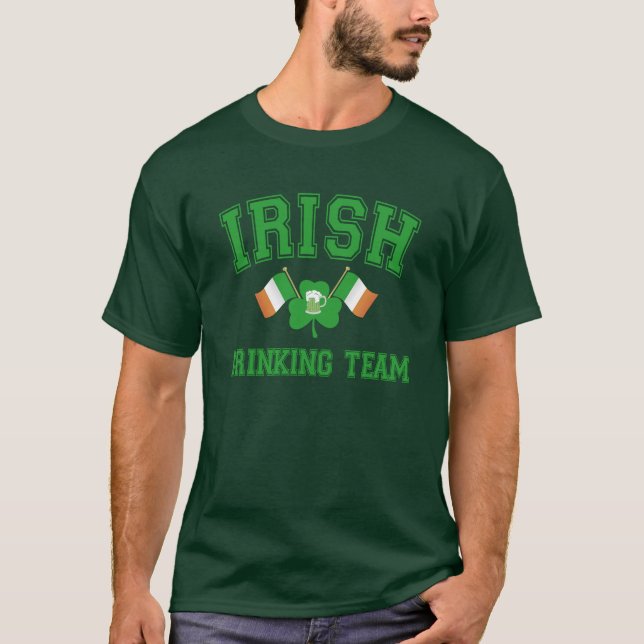 T-shirt potable irlandais d'équipe (Devant)