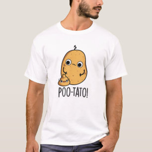 T-shirt Potato Drôle Veggie Poop Pun