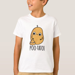 T-shirt Potato Drôle Veggie Poop Pun