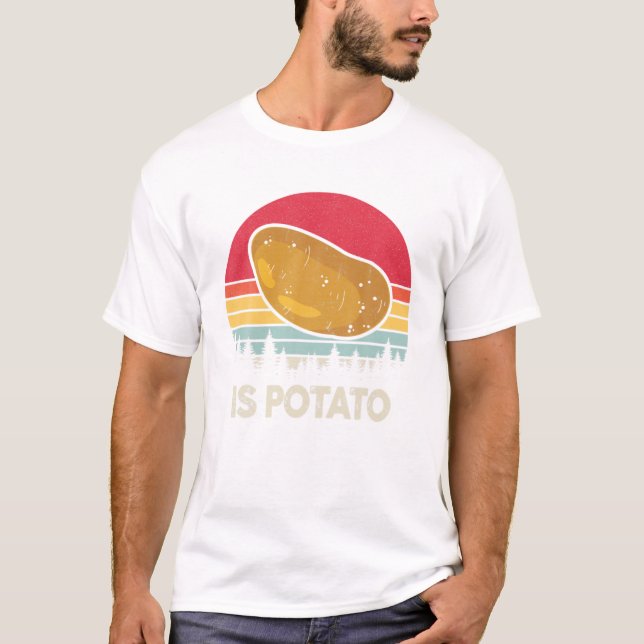 T-shirt Potato Shirt Potato Lover Funny (Devant)