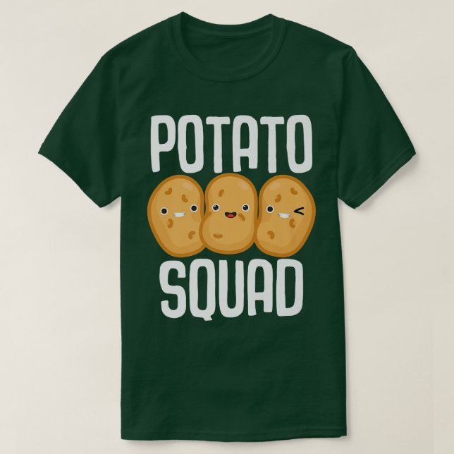 T-shirt Potato Squad Pomme de terre Pud (Design devant)