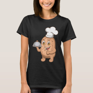T-shirt Potatoe Hobby Chef Ironique Cuisine végétale