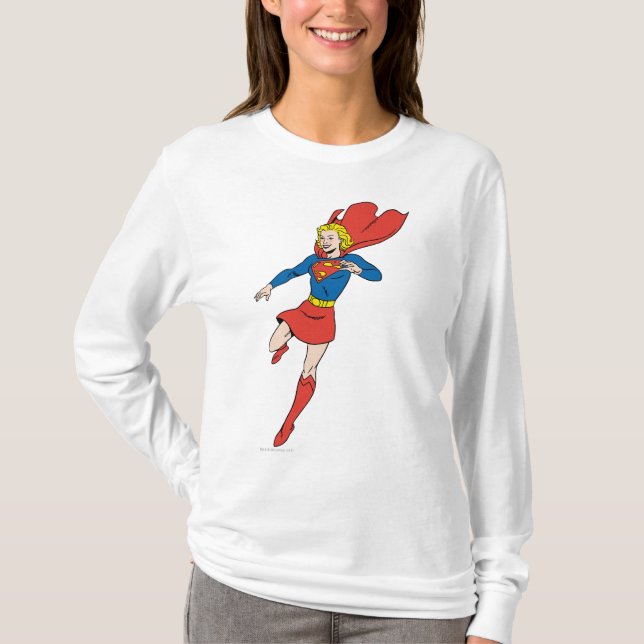 T-shirt Poteau de superfille 8 (Devant)