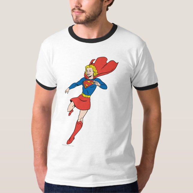 T-shirt Poteau de superfille 8 (Devant)