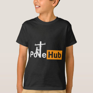 T-shirt Poteau Hub Lineman Line Worker Utility Poteau Funn