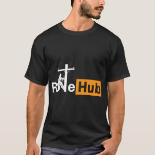 T-shirt Poteau Hub Lineman Line Worker Utility Poteau Funn