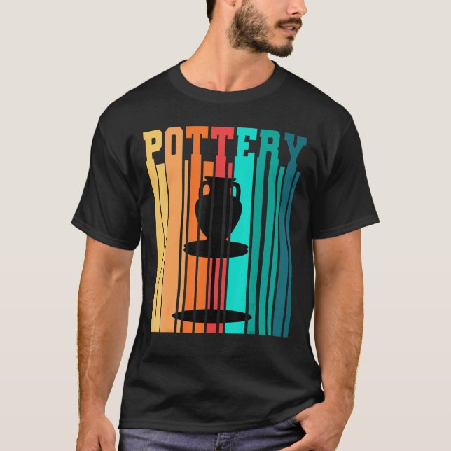 T-shirt Poterie céramique Pot Artiste Kiln Clay Design 8 (Devant)