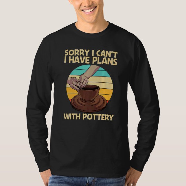 T-shirt Poterie Cool Pour Hommes Femmes Pot Poterie Cérami (Devant)