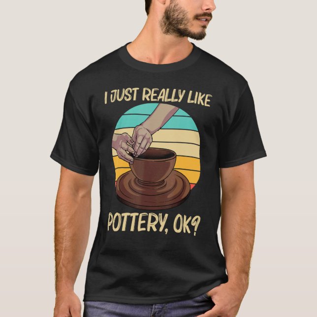 T-shirt Poterie cool Pour Hommes Femmes Poterie Poterie Po (Devant)