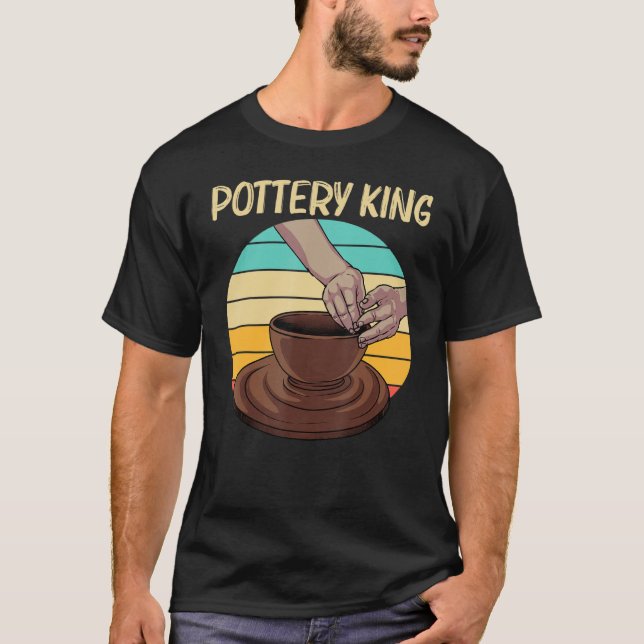 T-shirt Poterie cool Pour Hommes Garçons Poterie Poterie P (Devant)