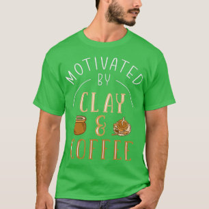 T-shirt Poterie d'argile et de café
