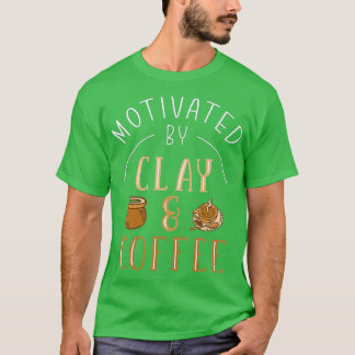 T-shirt Poterie d'argile et de café