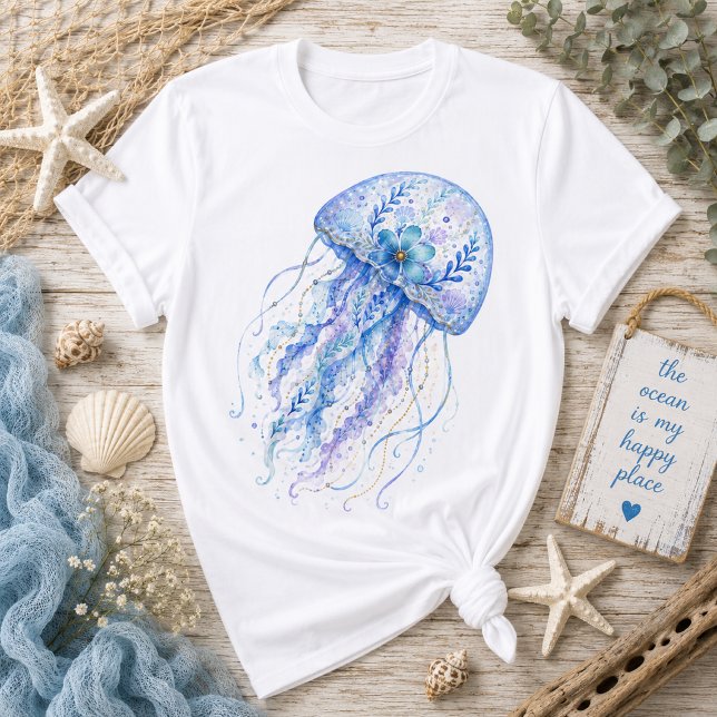 T-shirt Poterie d'art à thème floral Méduse  (Créateur téléchargé)