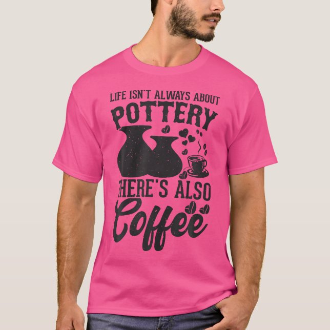 T-shirt Poterie de café en argile céramique artisanale Pot (Devant)