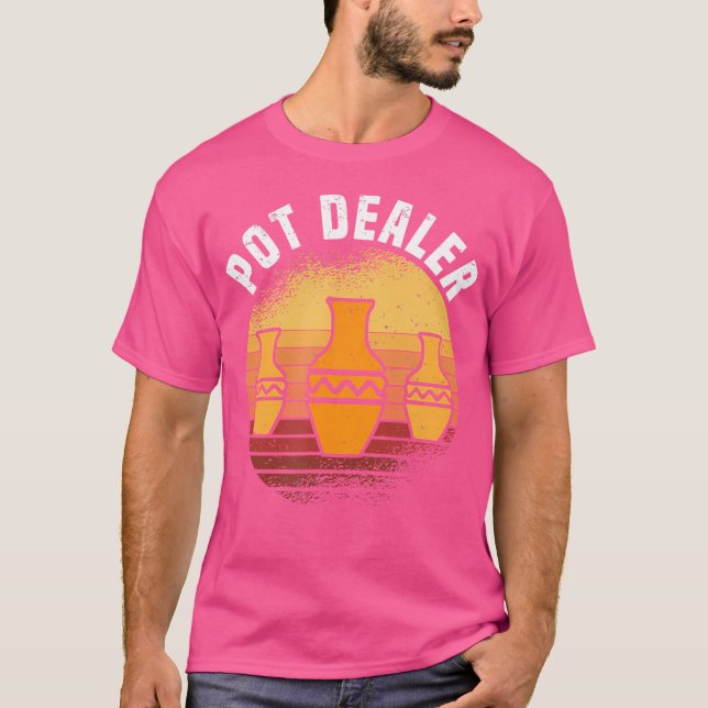 T-shirt Poterie de céramique de trafiquant de pot (Devant)