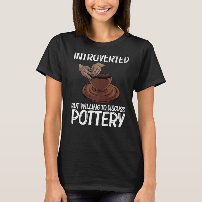 T-shirt Poterie Drôle Pour Hommes Femmes Pot Céramique Art (Devant)