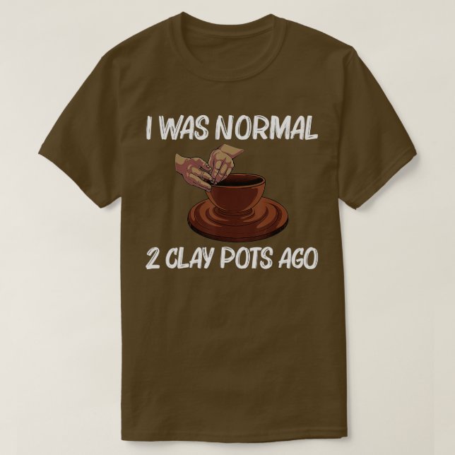 T-shirt Poterie Drôle Pour Hommes Femmes Pot Céramique Art (Design devant)