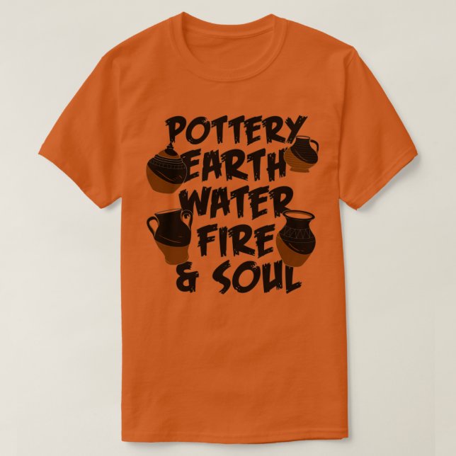 T-shirt POTERIE Eau de Terre Feu 12 (Design devant)