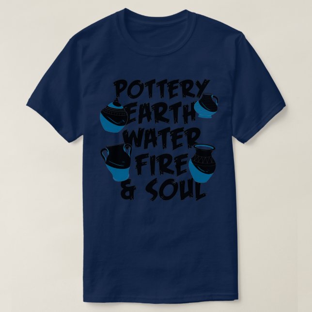 T-shirt POTERIE Eau de Terre Feu 13 (Design devant)
