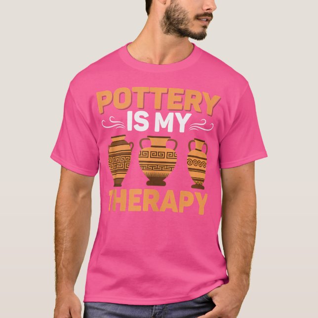T-shirt Poterie Est Mon Thérapie Pot Maker Céramique Artis (Devant)