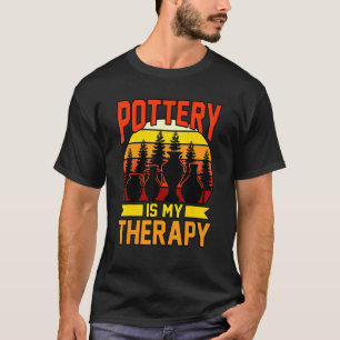 T-shirt Poterie Est Thérapeutique Argile Artiste Céramique