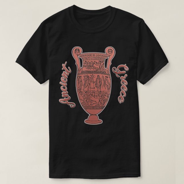T-shirt Poterie grecque ancienne art céramique (Design devant)