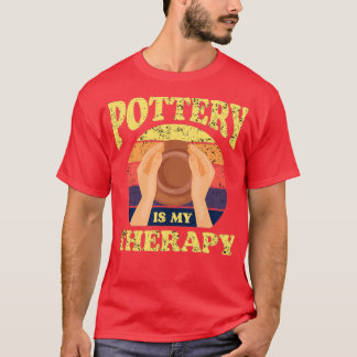 T-shirt Poterie La Poterie Est Mon Thérapie Pots Argile De