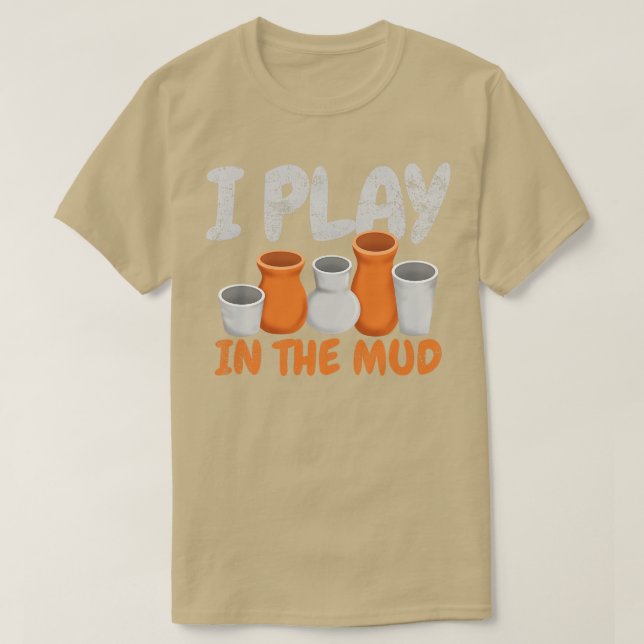 T-shirt Poterie Mud céramique Poterie Artistes (Design devant)