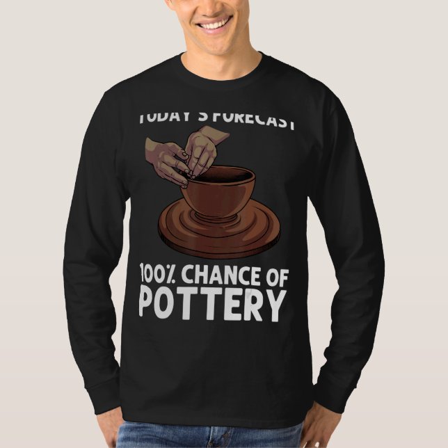 T-shirt Poterie Pour Hommes Femmes Pot Céramique Argile Ar (Devant)