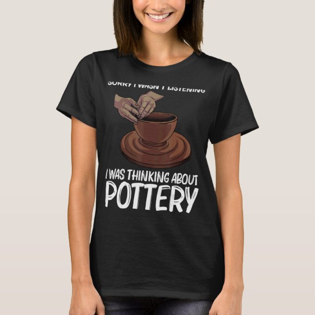 T-shirt Poterie Pour Hommes Femmes Pot Céramique Argile Ar (Devant)