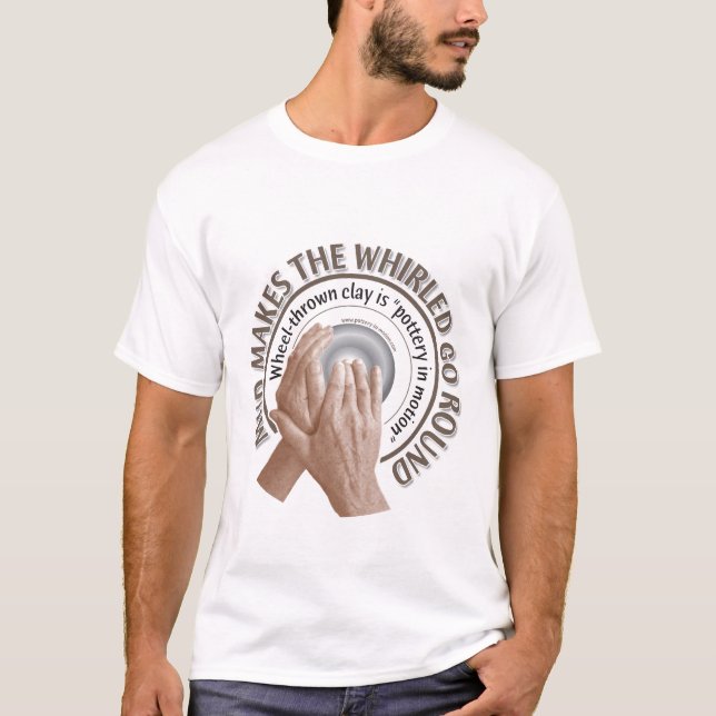 T-shirt poterie Roue-jetée (Devant)