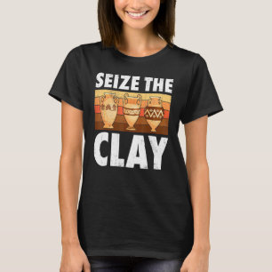T-shirt Poterie Saisir L'Argile Potter Artiste En Céramiqu