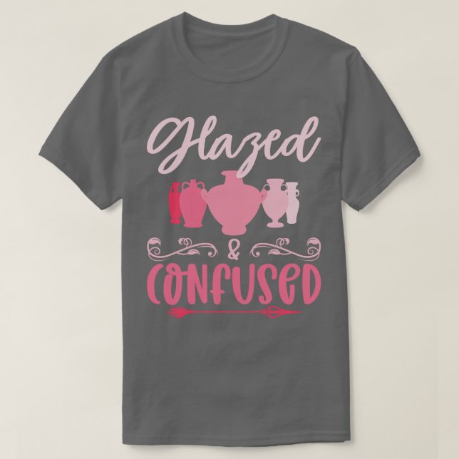T-shirt Poterie Vitrée Et Confusée Poteuse En Céramique Ar (Design devant)