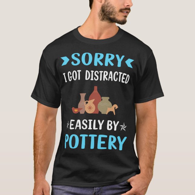 T-shirt Potier en poterie distrait (Devant)