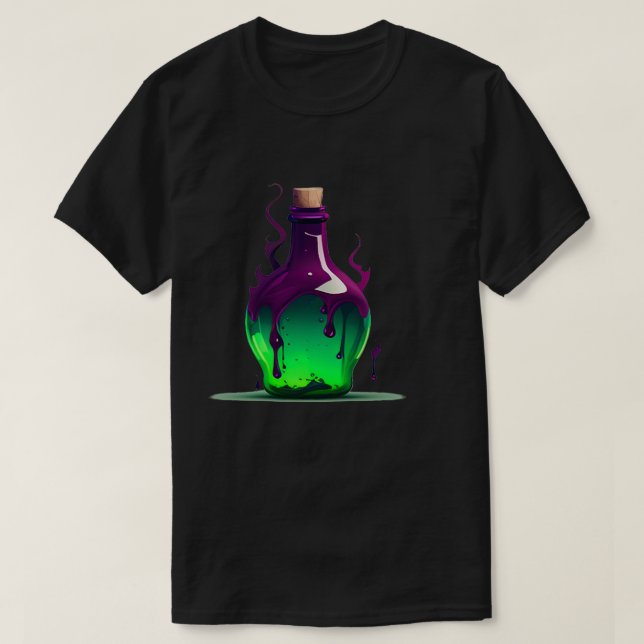 T-shirt Potion de conte fée pour les amateurs de jeu vidéo (Design devant)