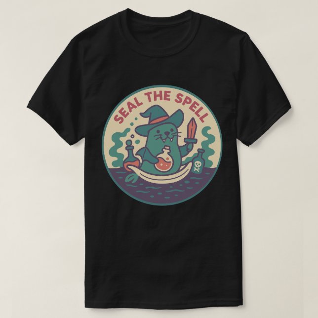 T-shirt Potion de sceau magique mignon (Design devant)