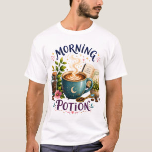 T-shirt Potion du matin – Conception cosy pour amateur de