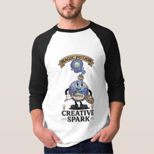 T-shirt Potion Magique Creative Spark Mascotte d'Artiste R