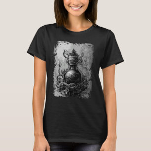 T-shirt Potion magique Illustration d'horreur occulte goth