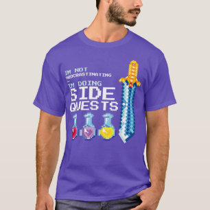 T-shirt Potions De Jeu Vidéo Et Épée