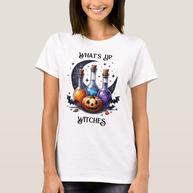 T-shirt Potions de sorcière Halloween (Devant)