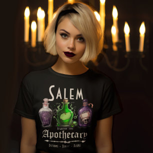 T-shirt Potions Toniques Élixirs de l'Apothicaire de Salem