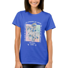 POTRAIT BLEU ROSE FEMMES STATUE DESIGN POUR MOM