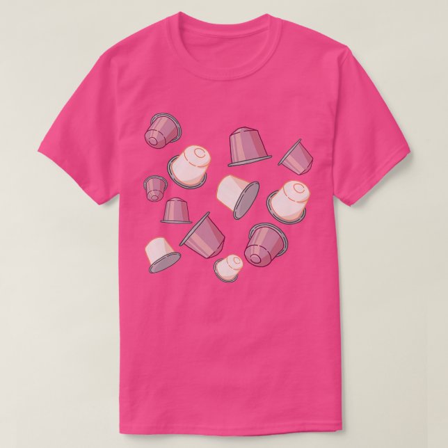 T-shirt Pots de café (Design devant)
