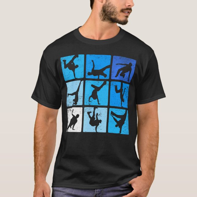 T-shirt Pots de danse Hip hop Break (Devant)